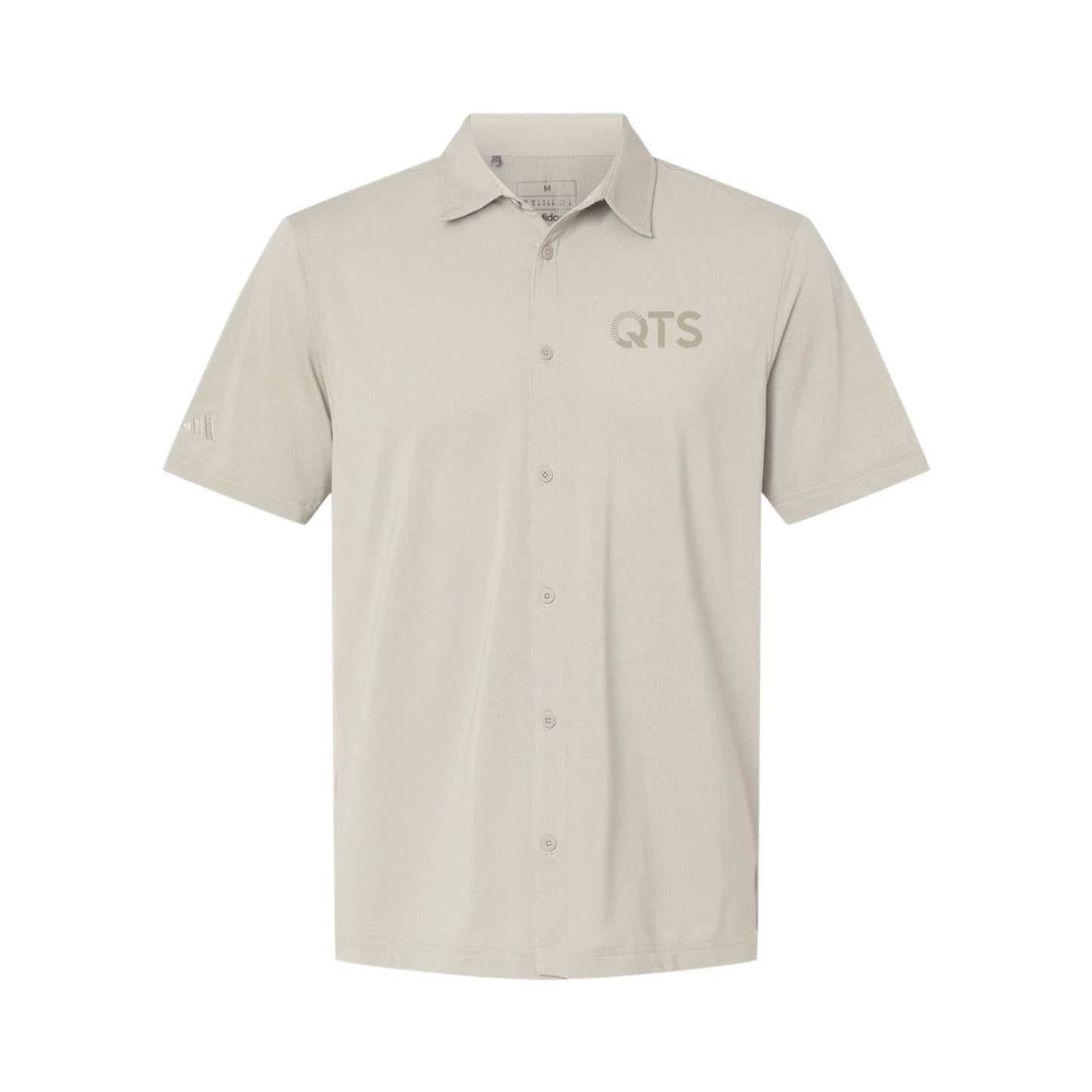 Adidas Men's Full Button Down Short Sleeve Shirt