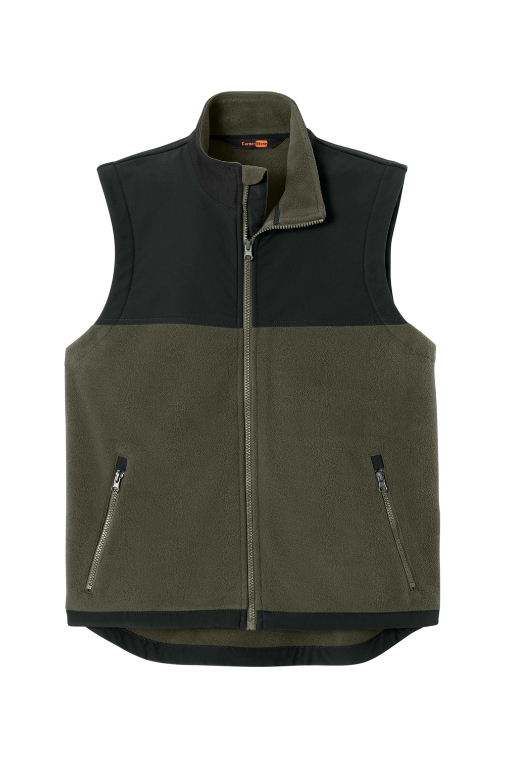 CornerStone Fleece Overlay Vest