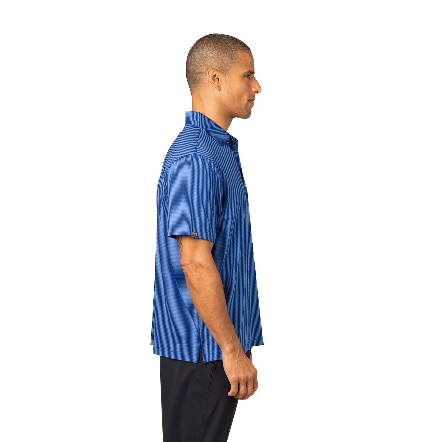 Storm Creek Men's Optimist II Microstripe Short Sleeve Polo