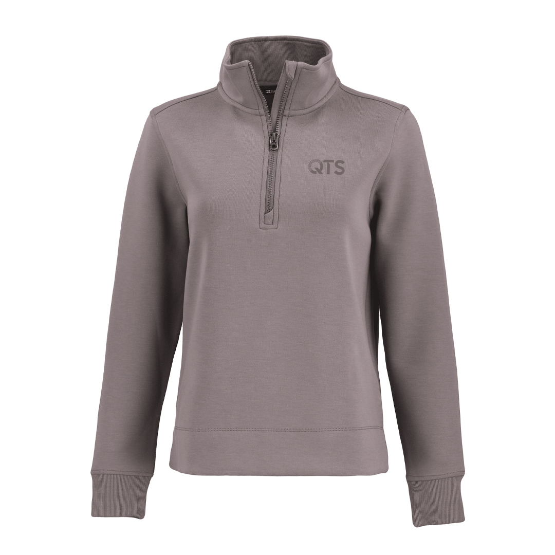 Cutter & Buck Roam Epic Versatility Recycled Womens Quarter Zip Pullover