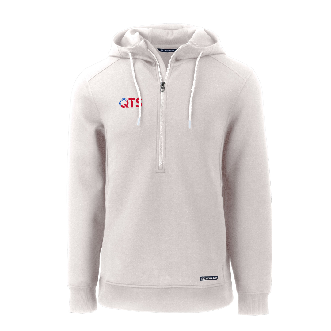 Cutter & Buck Roam Epic Versatility Half Zip Recycled Mens Hooded Pullover