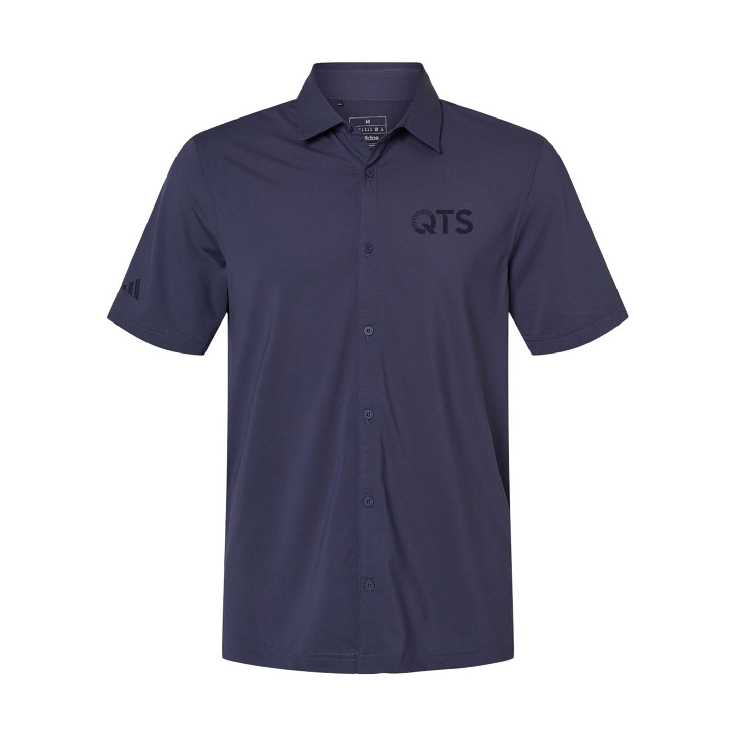 Adidas Men's Full Button Down Short Sleeve Shirt