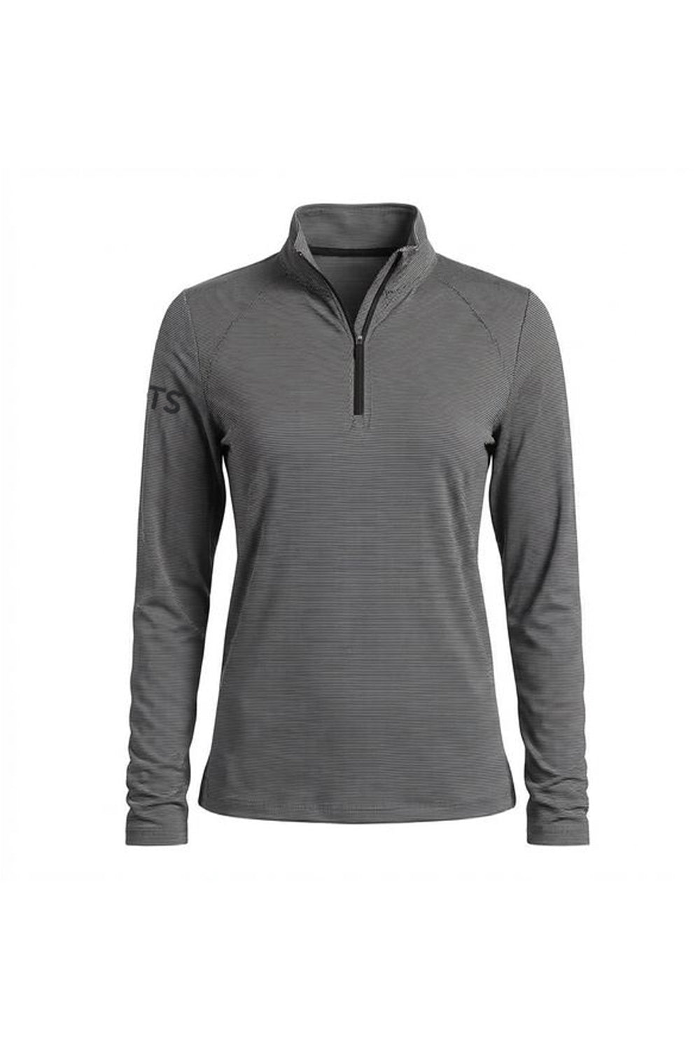 PGA Tour Lightweight Feeder Stripe Women's Golf Quarter Zip