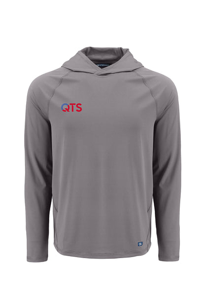 Cutter & Buck Prospect Recycled Featherlight Stretch Mens Hooded Pullover