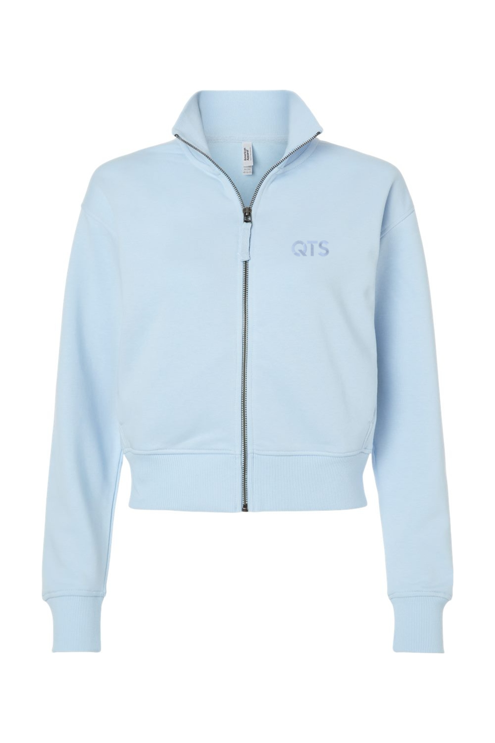 American Apparel Women's French Terry Crop Full-Zip Jacket