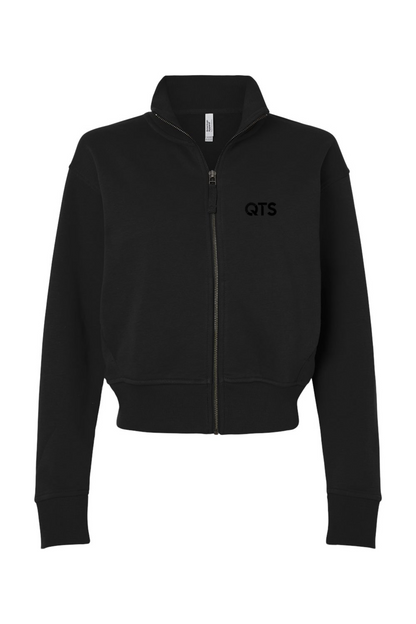 American Apparel Women's French Terry Crop Full-Zip Jacket