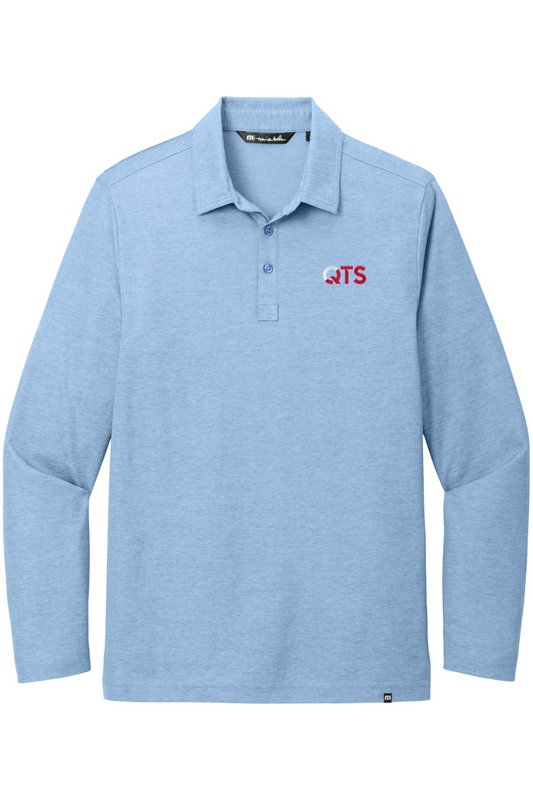 TravisMathew Oceanside Heather Long Sleeve Polo