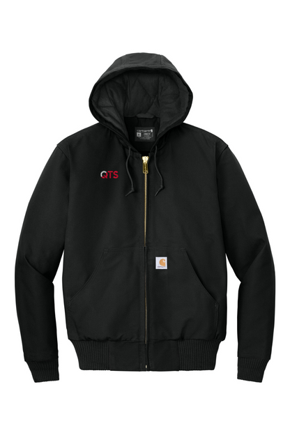 Carhartt Tall Quilted-Flannel-Lined Duck Active Jac