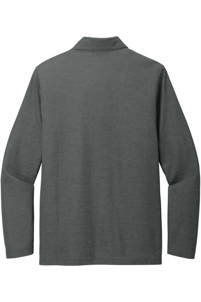 TravisMathew Oceanside Heather Long Sleeve Polo