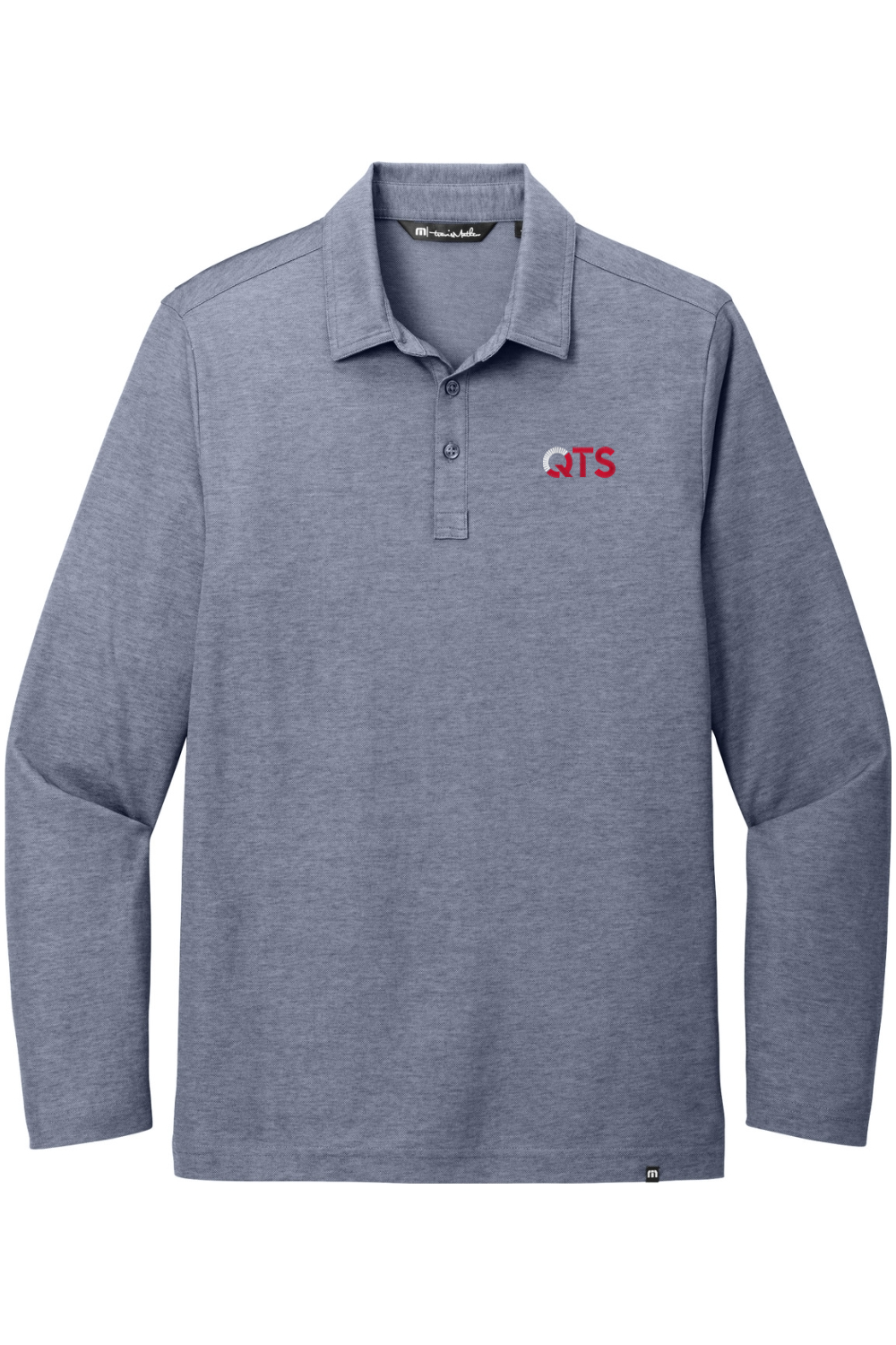 TravisMathew Oceanside Heather Long Sleeve Polo