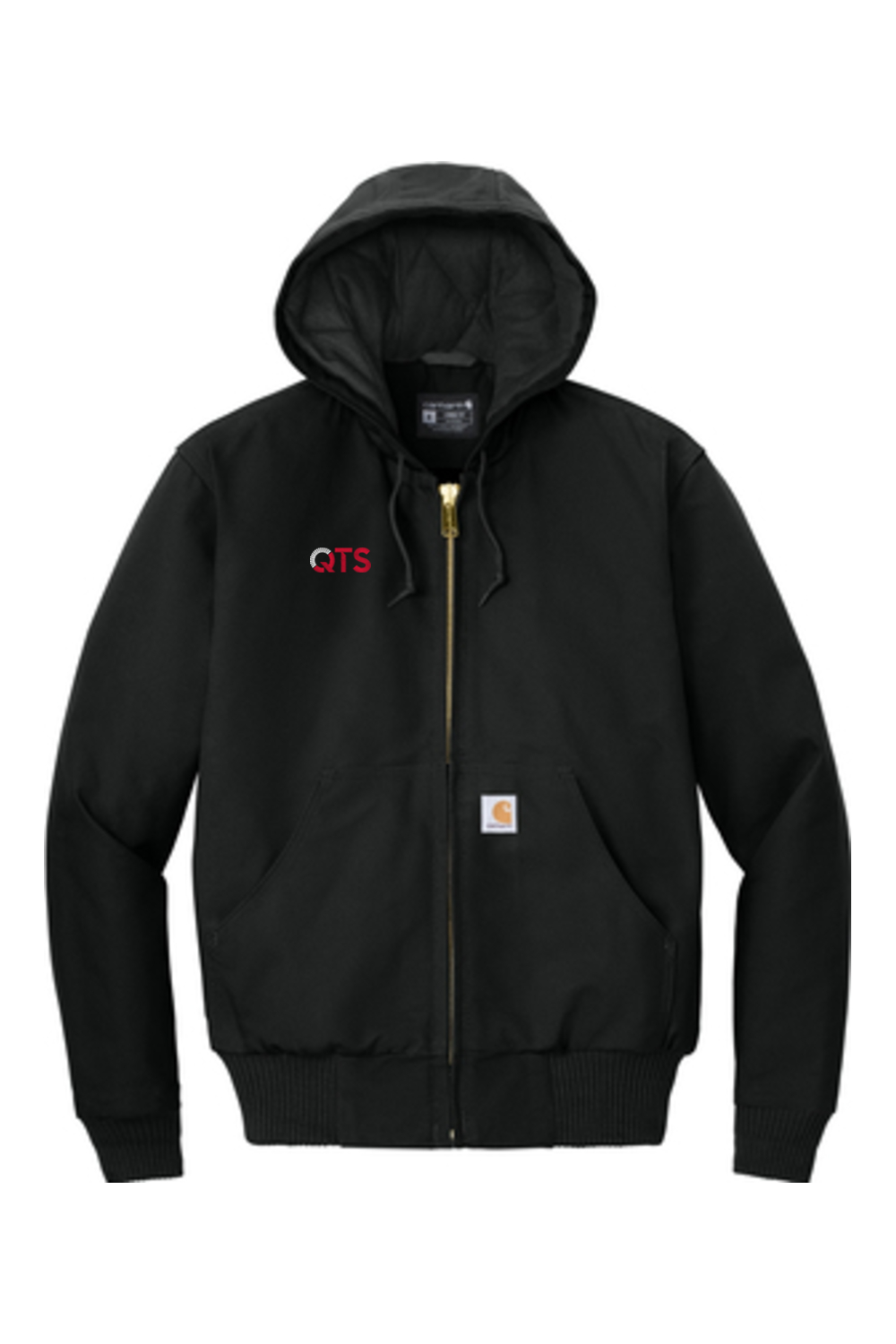 Carhartt Quilted-Flannel-Lined Duck Active Jac