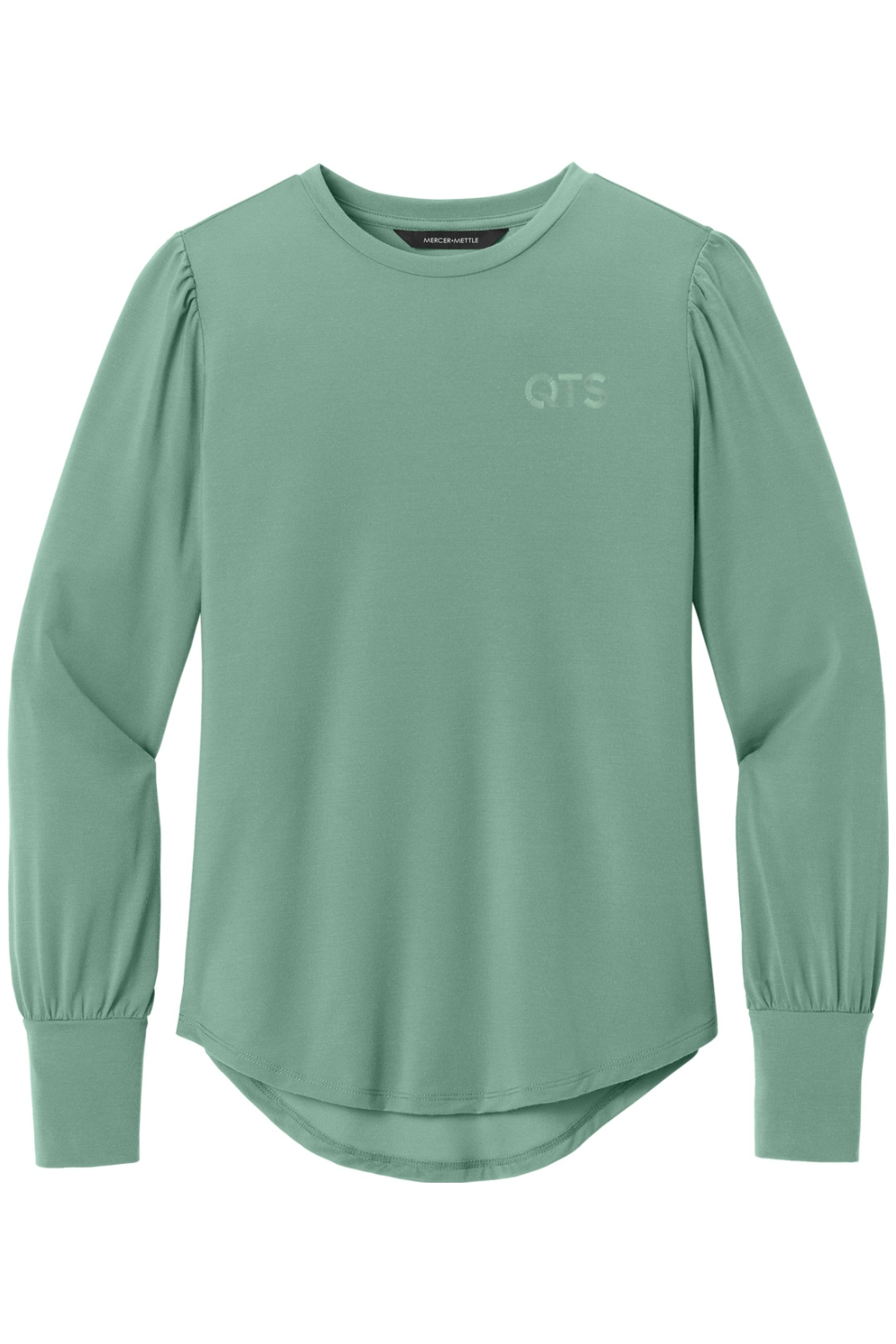 Mercer+Mettle Women's Stretch Jersey Long Sleeve Blouson Top