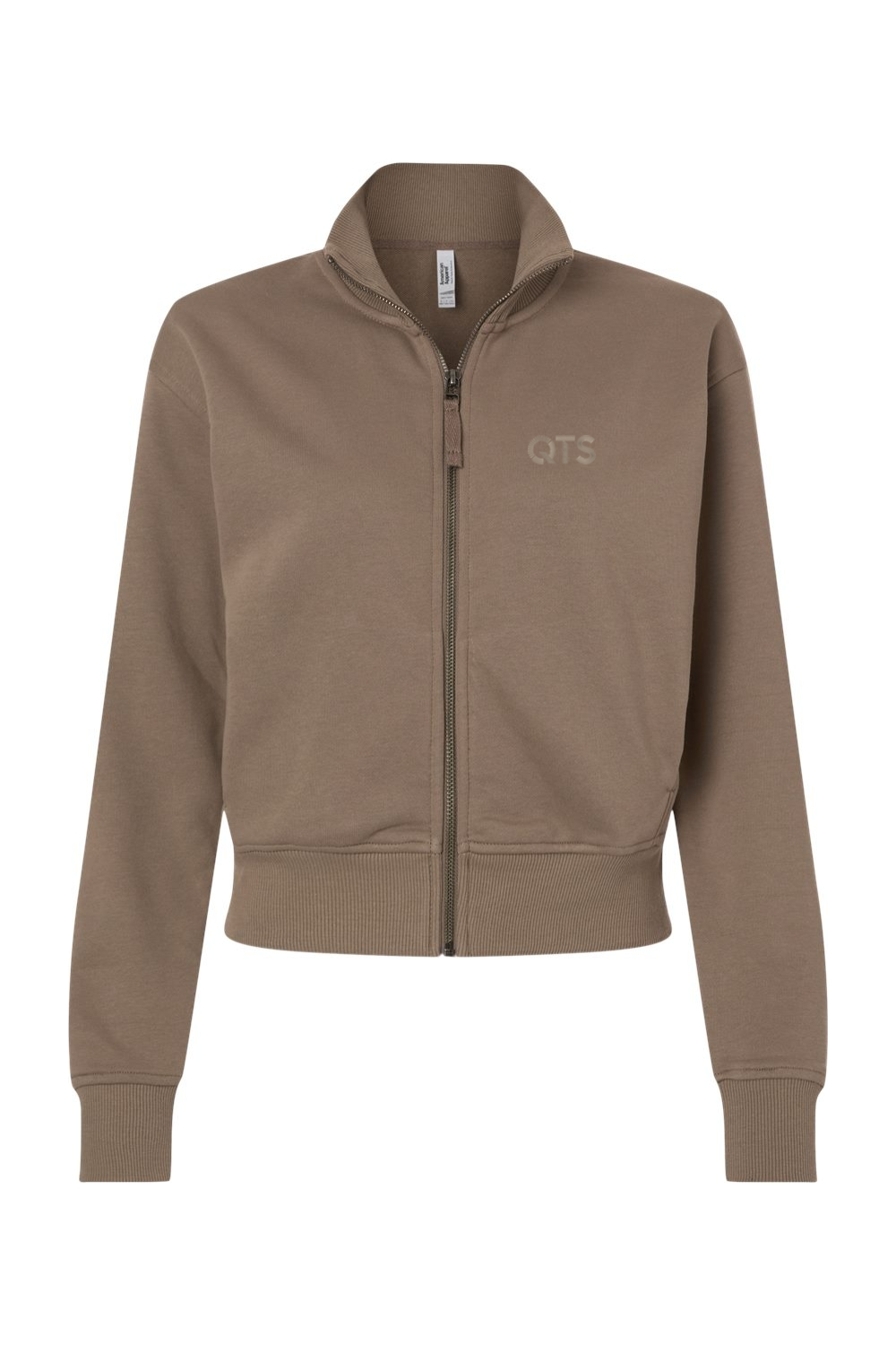 American Apparel Women's French Terry Crop Full-Zip Jacket