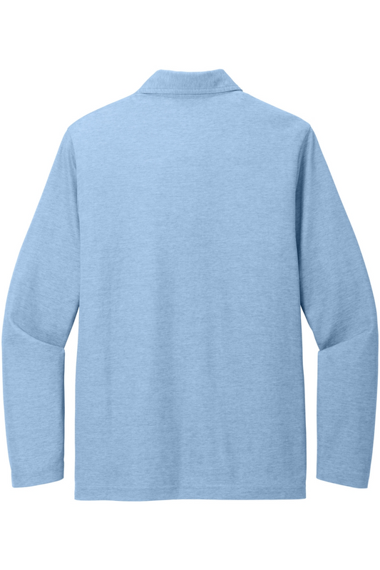 TravisMathew Oceanside Heather Long Sleeve Polo