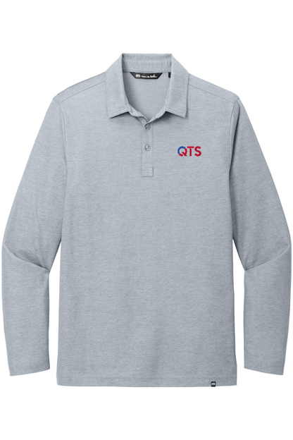 TravisMathew Oceanside Heather Long Sleeve Polo