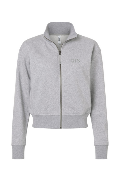 American Apparel Women's French Terry Crop Full-Zip Jacket