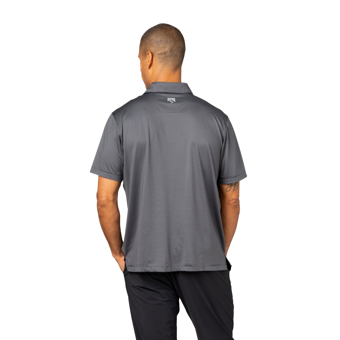 Storm Creek Men's Optimist II Microstripe Short Sleeve Polo