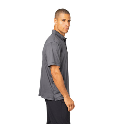 Storm Creek Men's Optimist II Microstripe Short Sleeve Polo