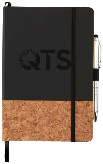 FSC® Mix 5.5" x 8.5" Lucca Cork Hard Bound Journal