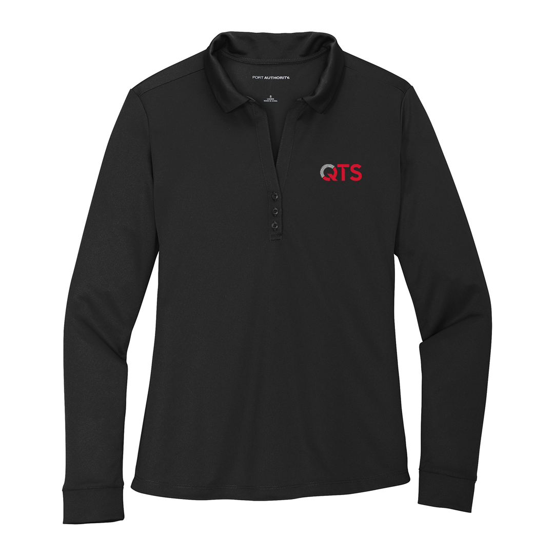 Port Authority® Women's Silk Touch™ Performance Long Sleeve Polo