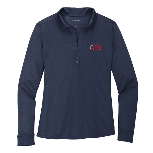 Port Authority® Women's Silk Touch™ Performance Long Sleeve Polo