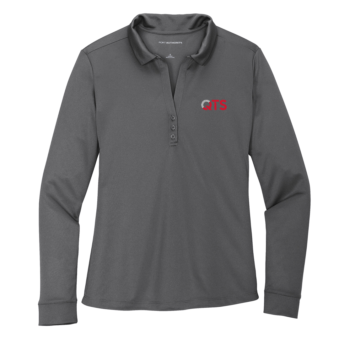 Port Authority® Women's Silk Touch™ Performance Long Sleeve Polo