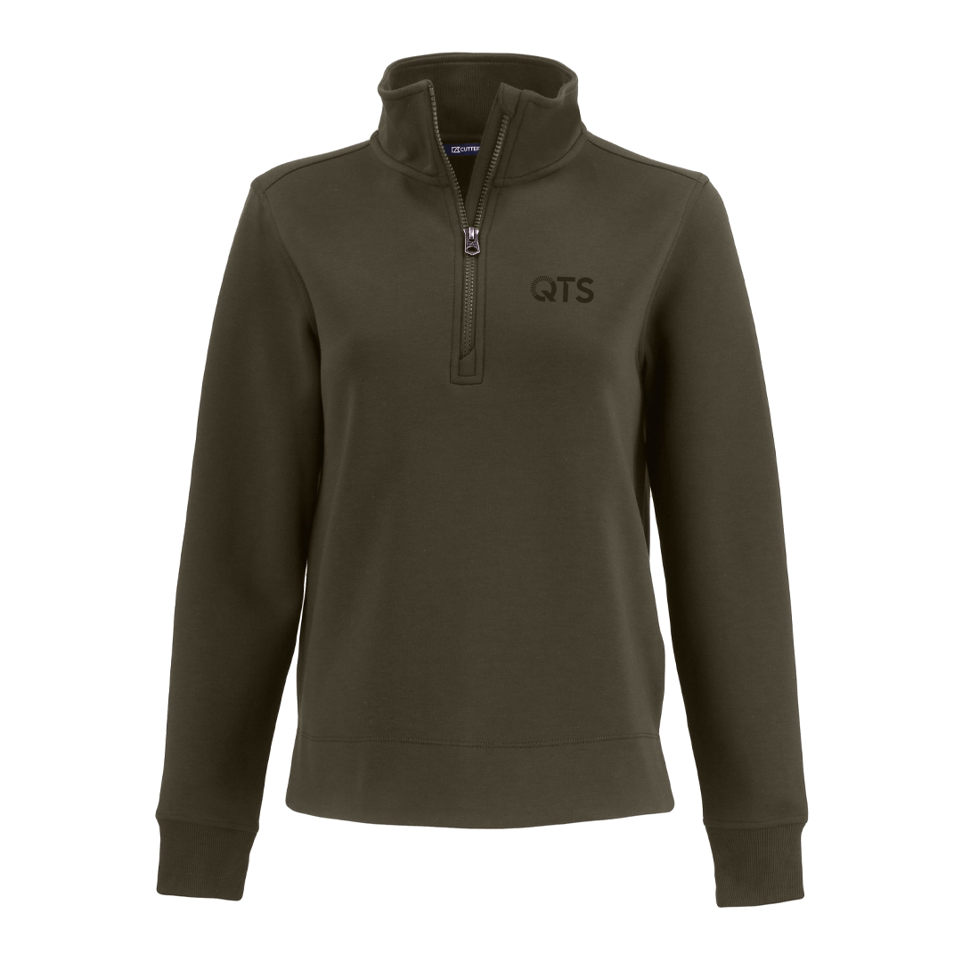 Cutter & Buck Roam Epic Versatility Recycled Womens Quarter Zip Pullover
