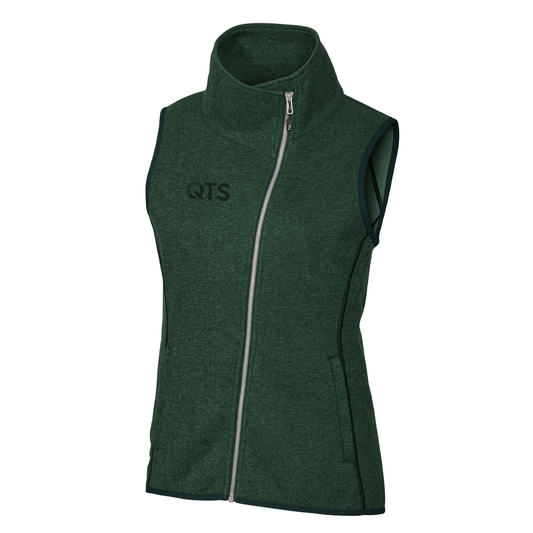 Cutter & Buck Mainsail Sweater Knit Womens Asymmetrical Vest