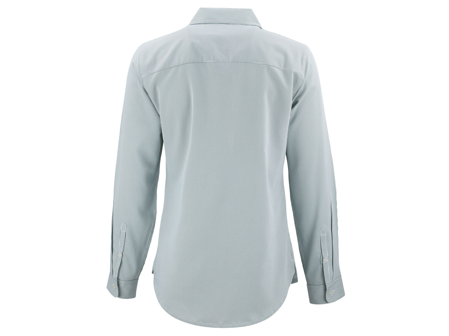 Cutter & Buck Skyline Recycled Pinstripe Women's Long Sleeve Dress Shirt