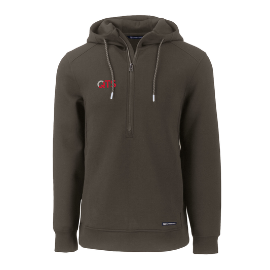 Cutter & Buck Roam Epic Versatility Half Zip Recycled Mens Hooded Pullover