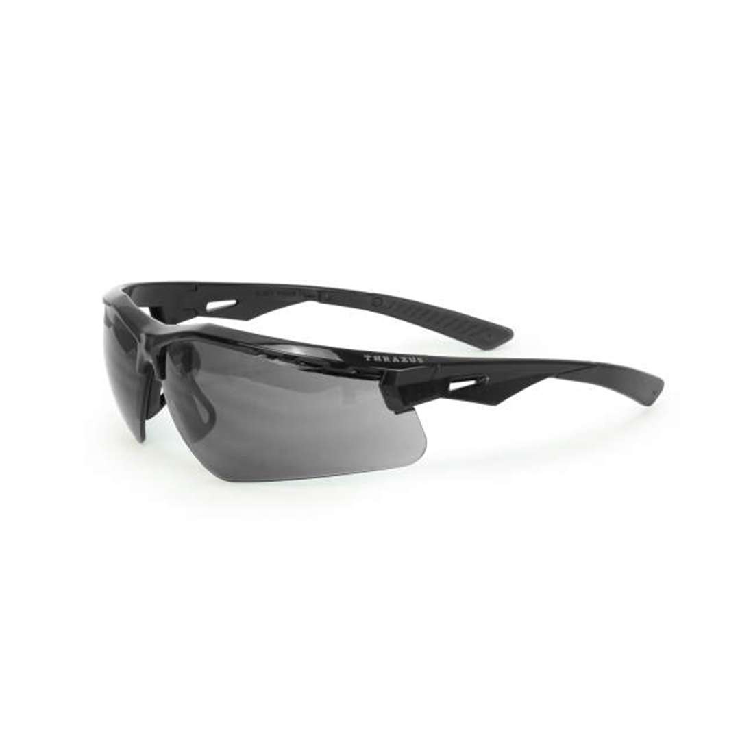 Radians TXC1–20ID Thraxus Safety Glasses - Black Frame/Smoke Lens